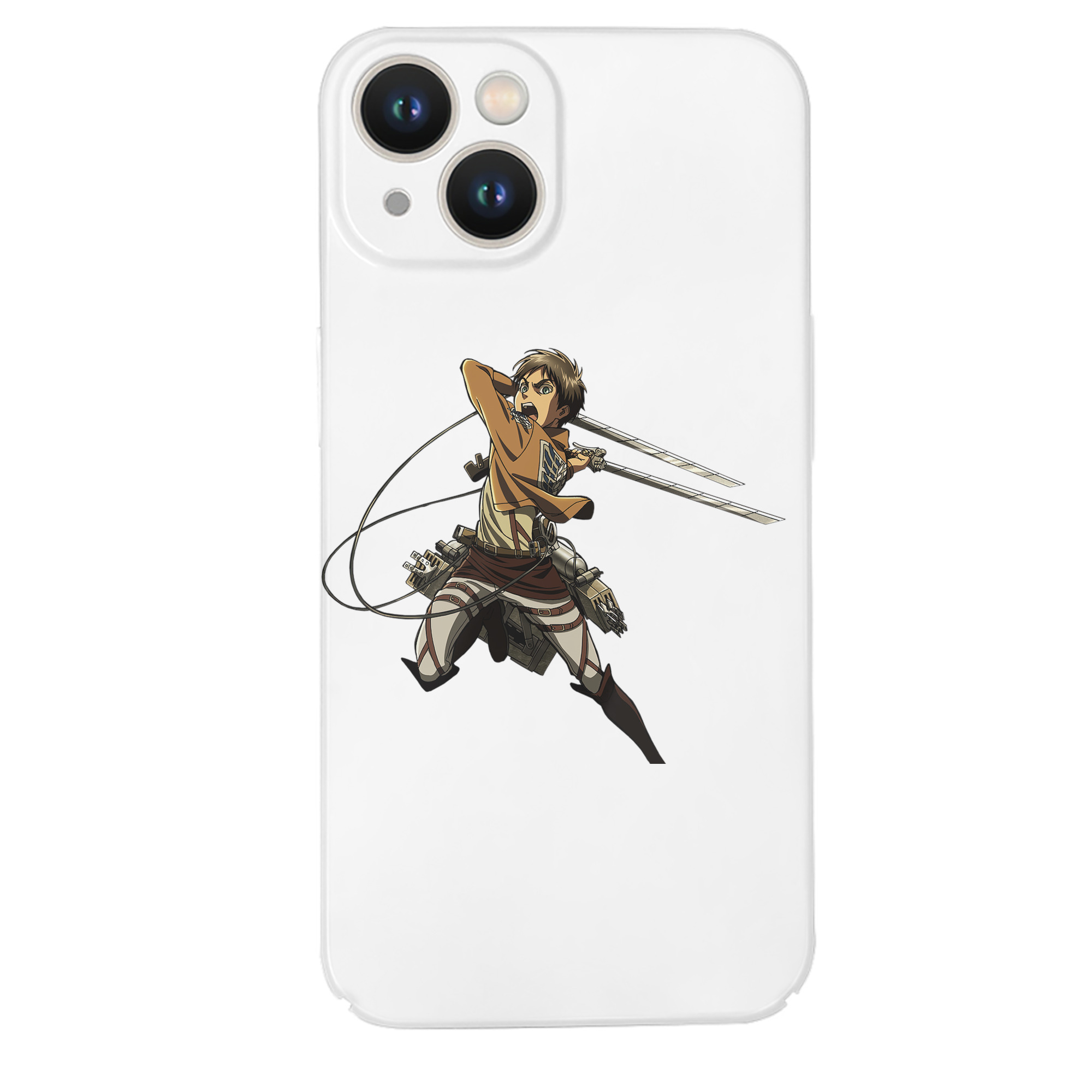 （画像用） 進撃の巨人 エレン･イェーガー Attack on Titan Eren Jäger 【iPhone 14シリーズ対応】ハードケース